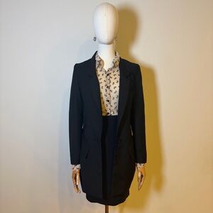 TCEC Black Longline Structured Blazer Jacket - Size XXS